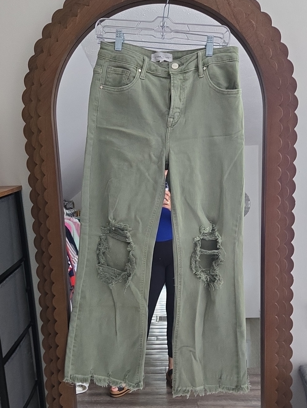 Risen Cropped Jeans